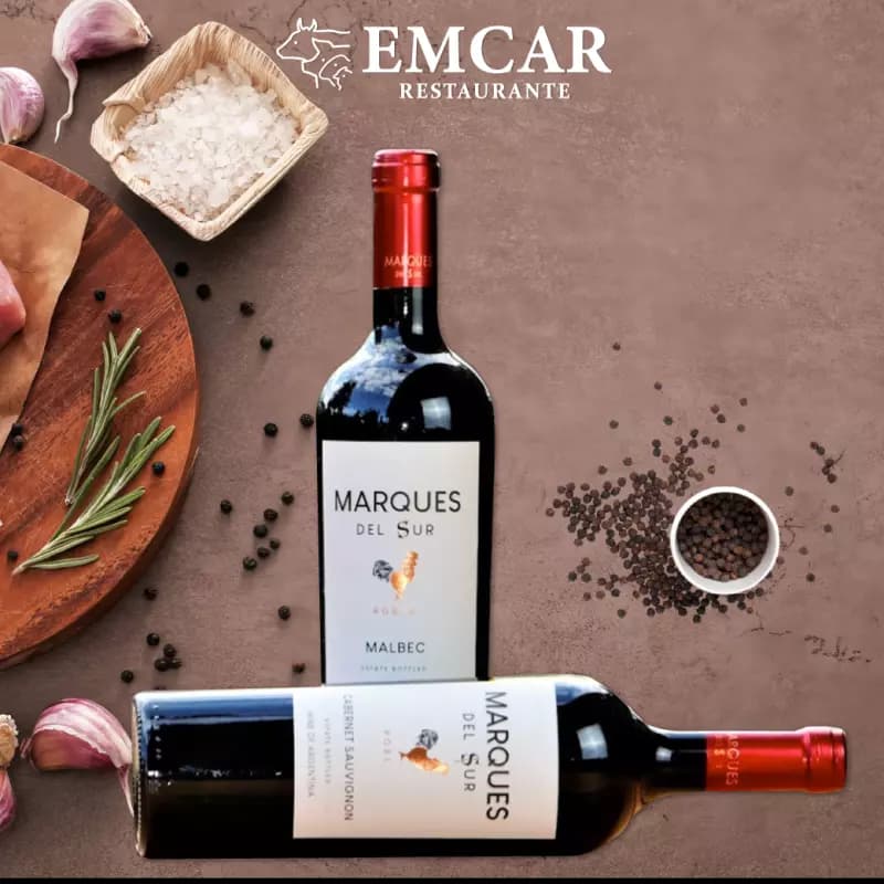 VINO MARQUES DEL SUR MALBEC 750 ML